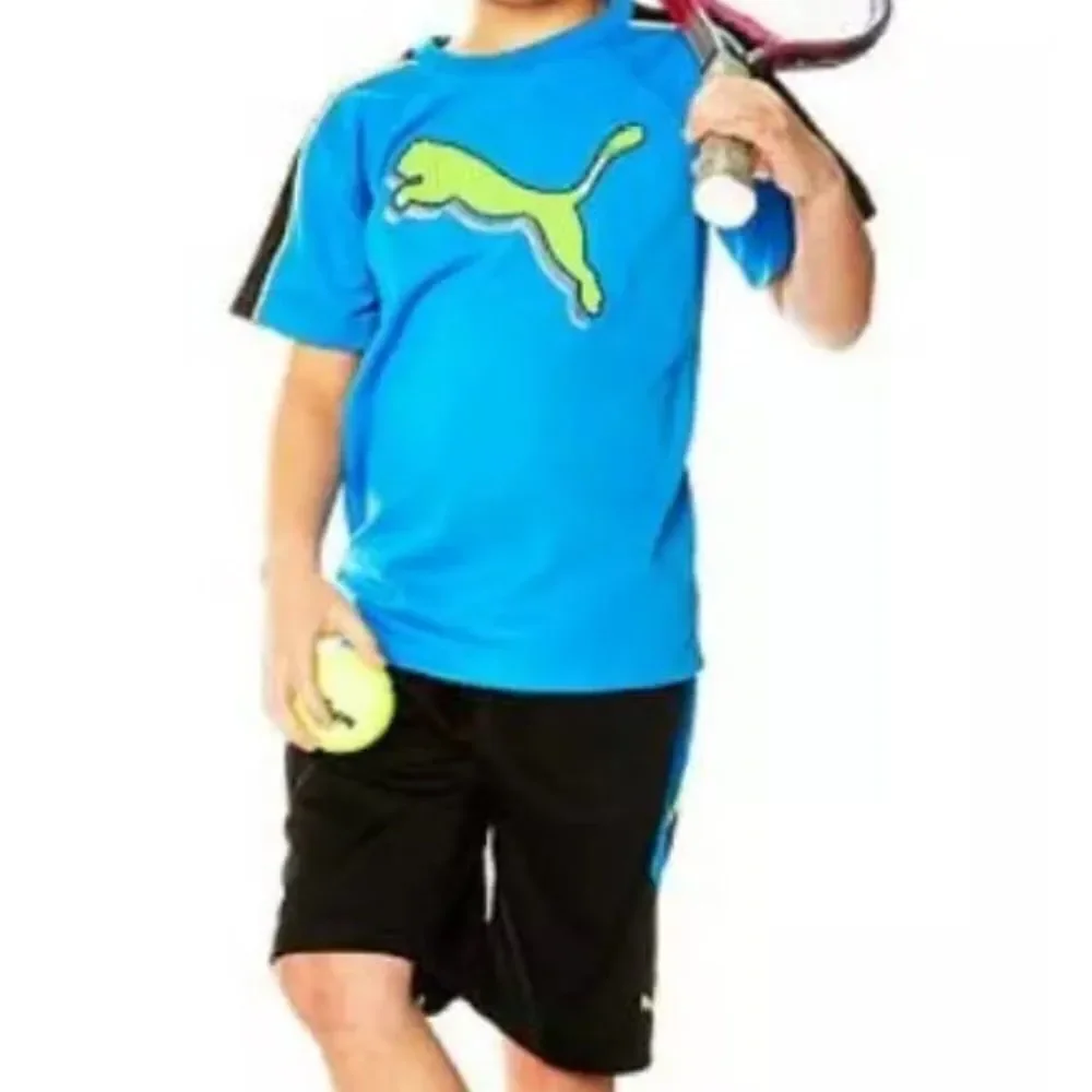 NWT PUMA BOY'S 2 PC OUTFIT SET TOP/ SHORTS NEW - Picture 3 of 6